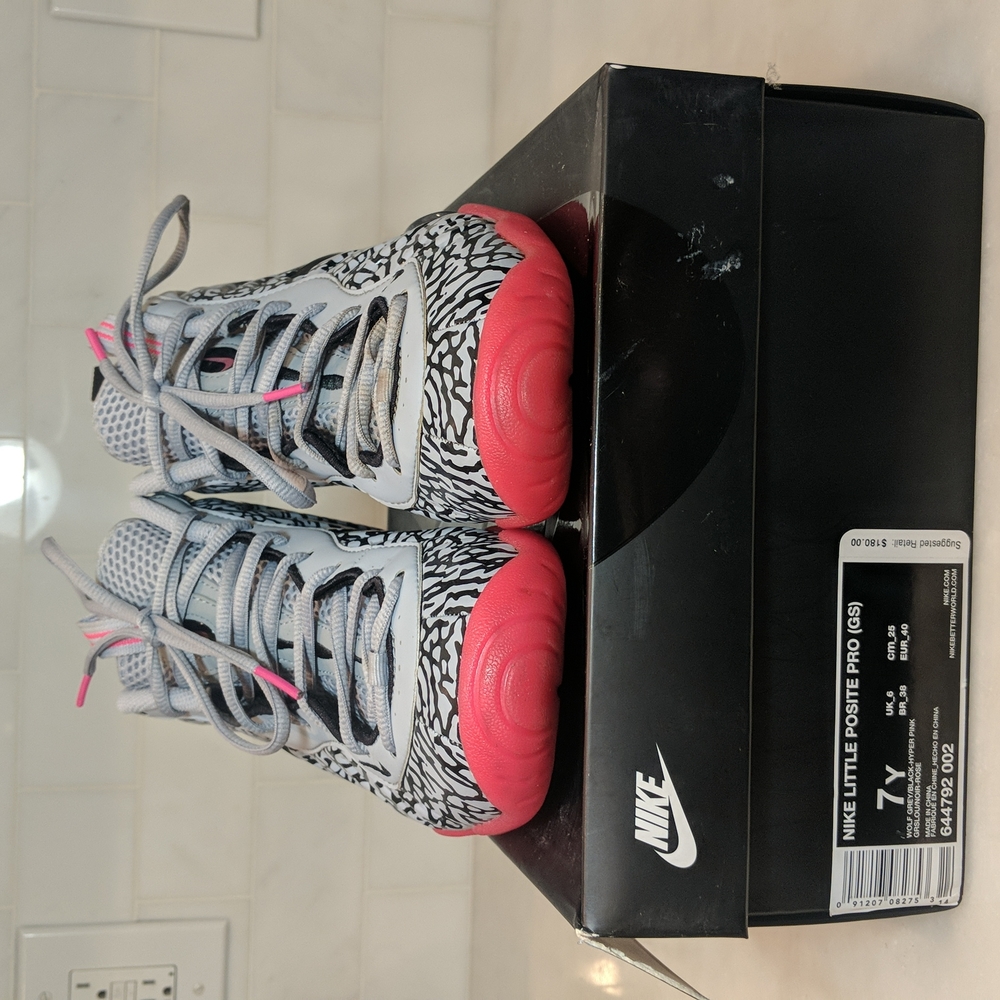 Nike Little Posite Pro GS Elephant Print